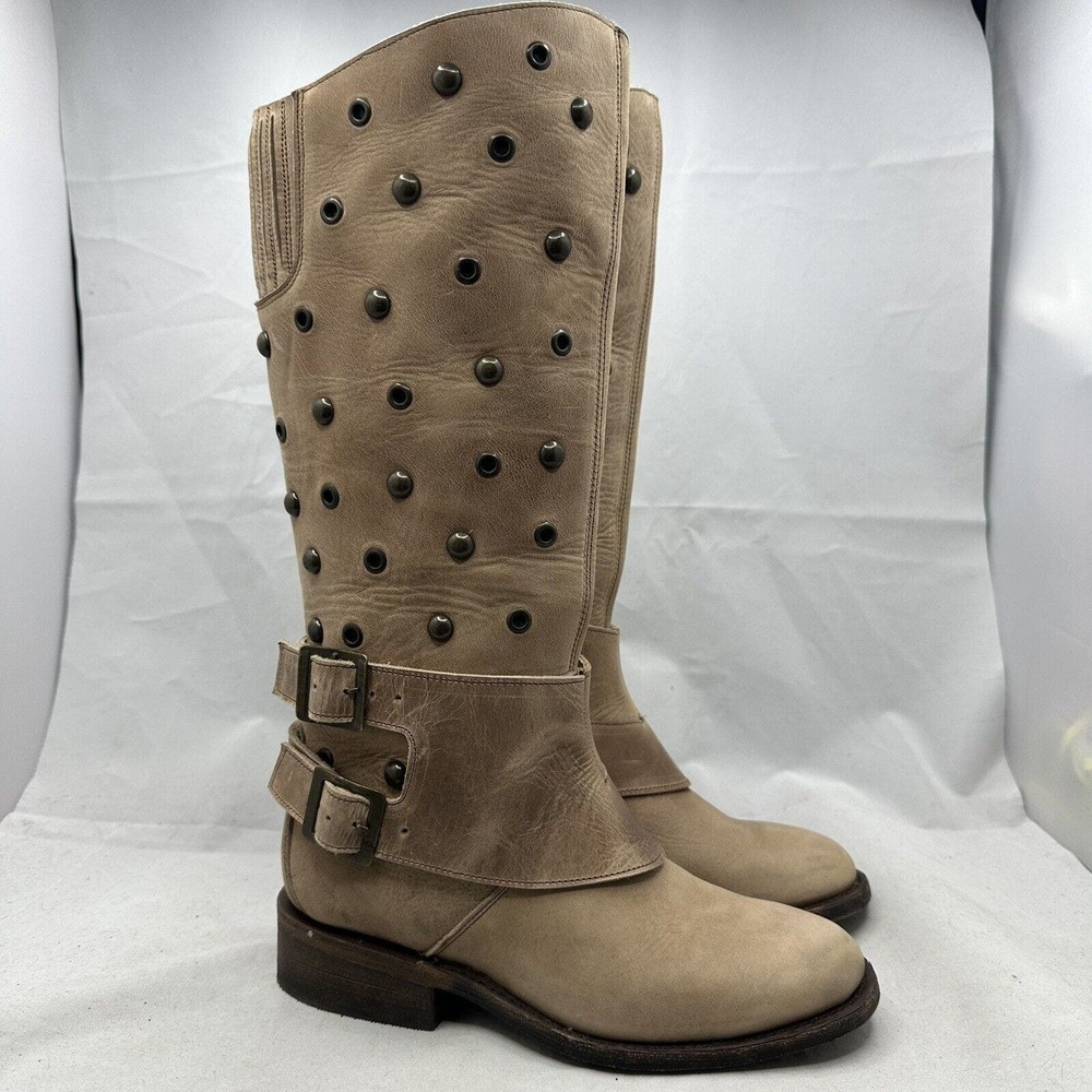 Johnny Ringo Studded Brown Boots